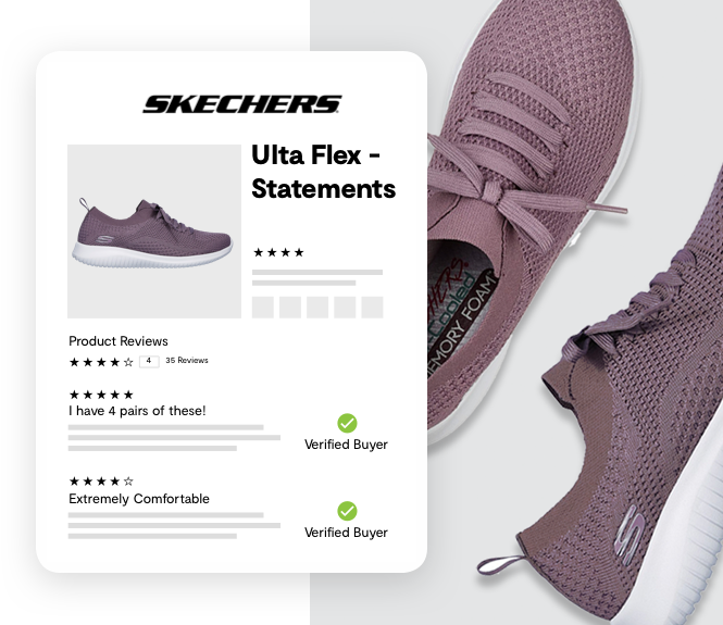 skechers desktop product reviews page